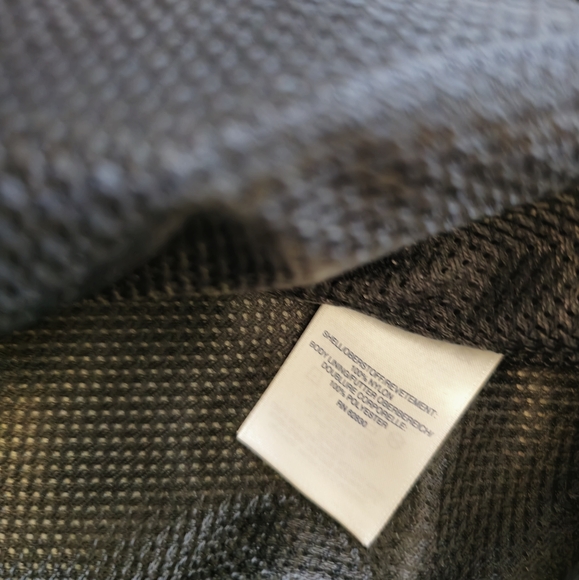 Lands' End Men's Green Full Zip Nylon Hooded Anorak Long Jacket Size Medium - Picture 14 of 17